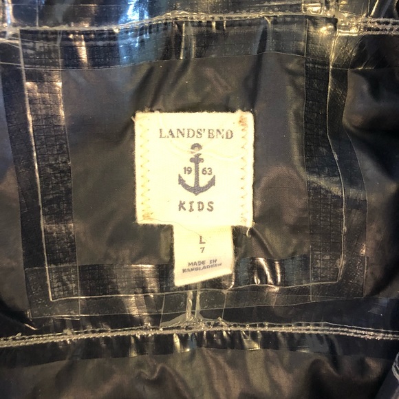 Lands end packable rain jacket size 7 - Picture 3 of 5